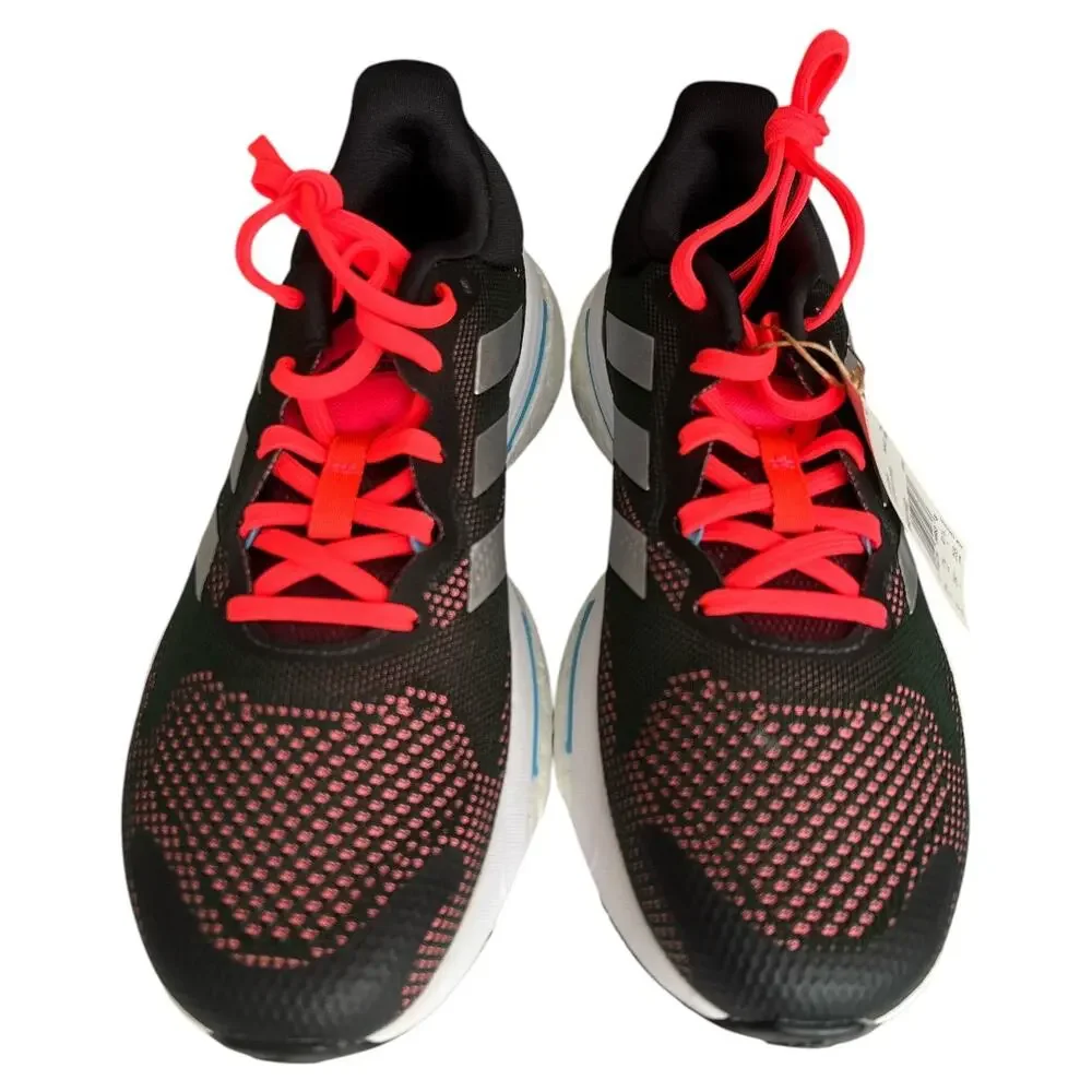 Adidas Solar Glide 5 Knit Upper Boost Midsole Lace Up Sneakers, US8